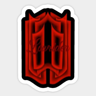 Lowrider Sticker